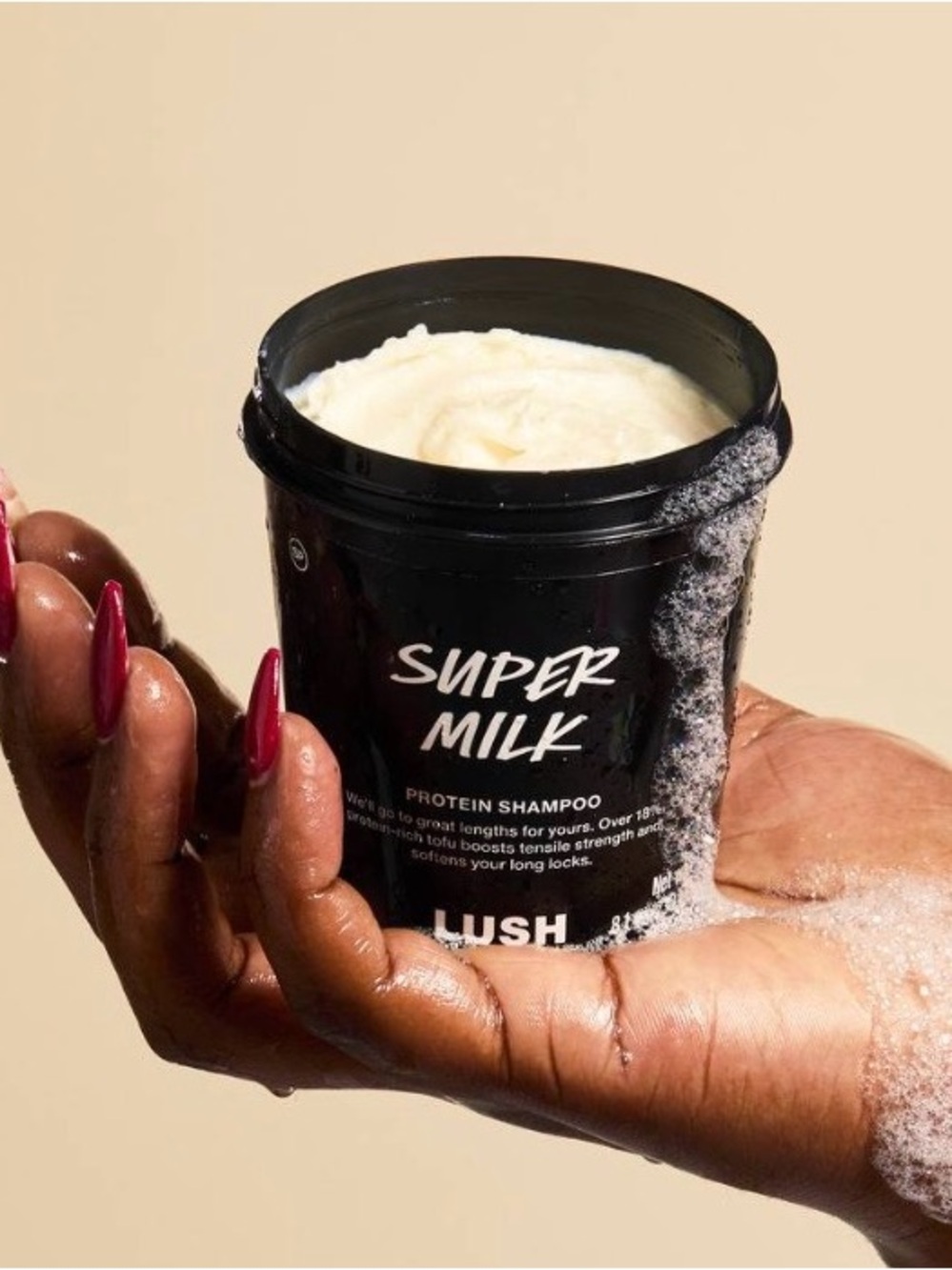 LUSH SUPER MILK PROTEIN SHAMPOO 8.1 oz BRAND NEW